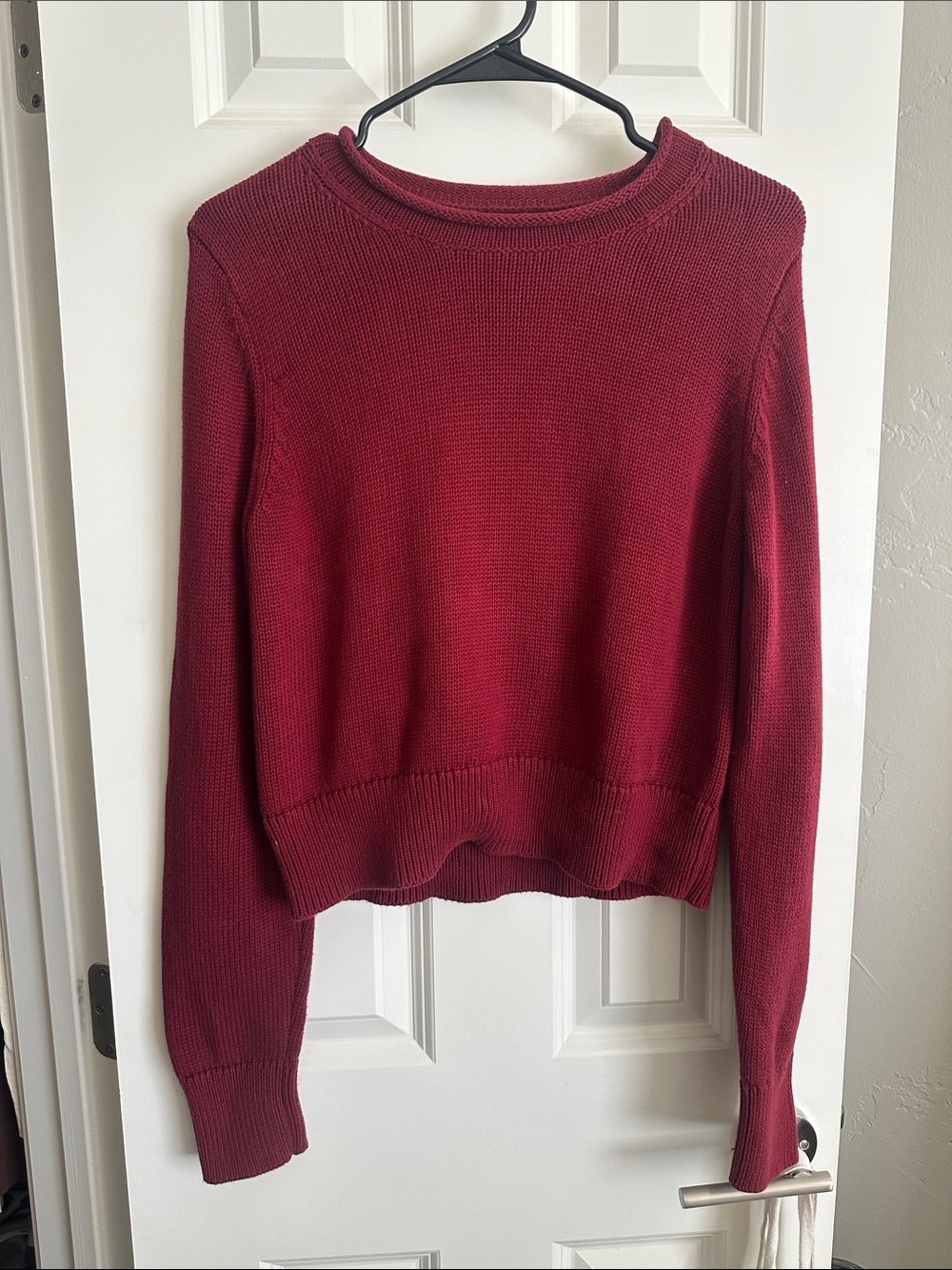Gap Crewneck Knit Sweater - Burgundy